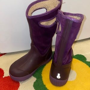 Kids purple Bogs